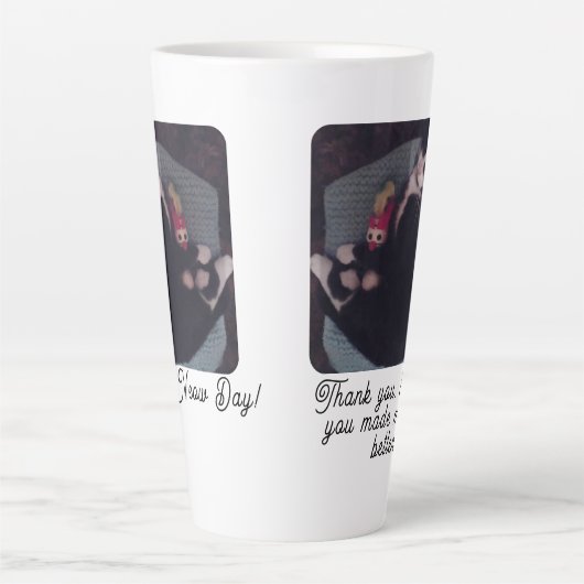 Happy Meow Day ,Cat Lovers Latte Mok (Voorkant)