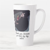 Happy Meow Day ,Cat Lovers Latte Mok (Rechts)