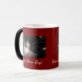 Happy Meow Day ,Cat Lovers Magische Mok (Voorkant links)