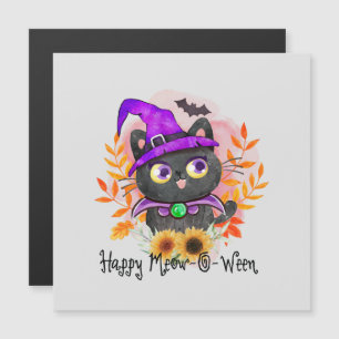 Happy Meow-o-ween -Zwarte Heks Kat