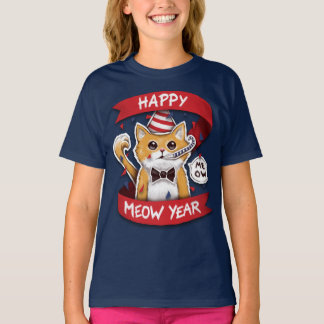 Happy Meow Year - Succesjaar Mots T-shirt spel