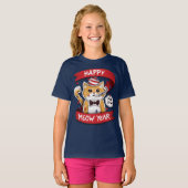 Happy Meow Year - Succesjaar Mots T-shirt spel (Voorkant volledig)