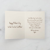 Happy Meowder's Day Schattige Kat Mam Moederdag Kaart (Binnen)