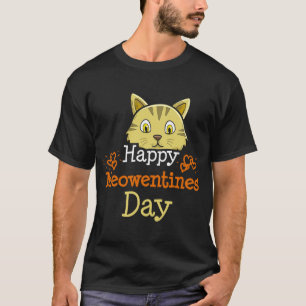 Happy Meowentines Day Cat Breeder Paw Love Valenti T-shirt