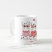 Happy Meowentines Day Cat Koffiemok (Voorkant links)