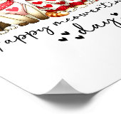 Happy Meowentine's Day Cute Valentines Funny Cat S Poster (Hoek)