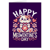 Happy Meowentine's Day - Schattigee Cat Valentijns (Voorkant)