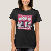 Happy Meowentine's Day Valentijnsdag Cat Lover T-shirt (Voorkant)