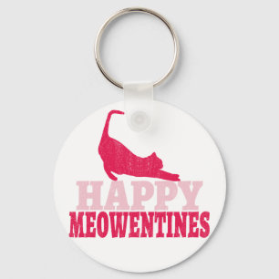 Happy Meowentines Een cadeautje voor valentijn m Sleutelhanger
