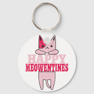 Happy Meowentines   Valentijnsdag geschenken voor  Sleutelhanger