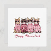 Happy Meowentines Valentines Day Card (Voorkant / Achterkant)