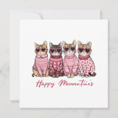 Happy Meowentines Valentines Day Card (Voorkant)