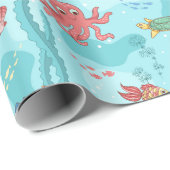 Happy Mermaid Cadeaupapier (Rol Hoek)