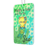 Happy Mermaid Cat Ocean Wave Bubble Luchtverfrisser (Links)