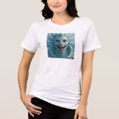 Happy Mermaid Tri-Blend Shirt (Voorkant)