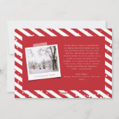 Happy Merry Alles Fun Holly Mistletoe Foto Feestdagenkaart (Achterkant)