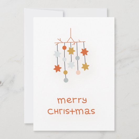 Happy Merry Christmas  Kaart (Voorkant)