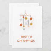 Happy Merry Christmas  Kaart (Voorkant / Achterkant)