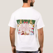 Happy Merry Christmas T-shirt (Achterkant)