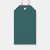 Happy Merry gepersonaliseerde vakantie cadeau Labe Cadeaulabel (Achterkant)