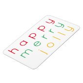 HAPPY MERRY JOLLY 4x6 Flexibele Magneet (Linkerzijde)