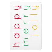 HAPPY MERRY JOLLY 4x6 Flexibele Magneet (Verticaal)