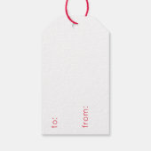 HAPPY MERRY JOLLY Cadeau Labels Cadeaulabel (Achterkant)