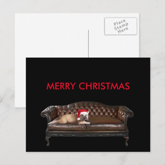 Happy Merry-kerstfeest Funny Ironic Briefkaart (Voorkant / Achterkant)