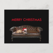 Happy Merry-kerstfeest Funny Ironic Briefkaart (Voorkant)