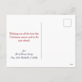 Happy Merry Kinder Family Feestdagenkaart (Achterkant)