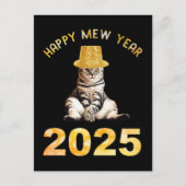 Happy Mew Jaar 2025 Briefkaart (Voorkant)