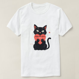 Happy mew jaar 2025 grappig kat nieuw jaar t-shirt