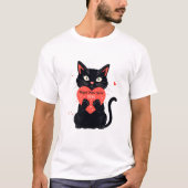 Happy mew jaar 2025 grappig kat nieuw jaar t-shirt (Voorkant)
