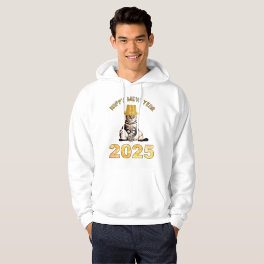 Happy Mew Jaar 2025 Hoodie (Voorkant volledig)