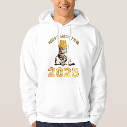 Happy Mew Jaar 2025 Hoodie (Voorkant)