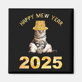 Happy Mew Jaar 2025 Magneet (Voorkant)