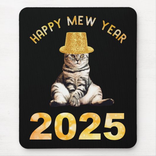 Happy Mew Jaar 2025 Muismat (Voorkant)