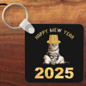 Happy Mew Jaar 2025 Sleutelhanger (Voorkant)