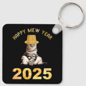 Happy Mew Jaar 2025 Sleutelhanger (Achterkant)
