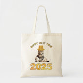 Happy Mew Jaar 2025 Tote Bag (Voorkant)