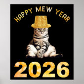 Happy Mew Year 2026 Poster (Voorkant)