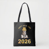 Happy Mew Year 2026 Tote Bag (Voorkant)
