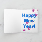 Happy Mew Year Feestdagen Kaart (Binnen)