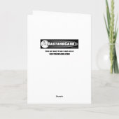 Happy Mew Year Funny Cocktail Kitten Card Feestdagen Kaart (Achterkant)