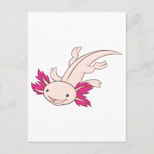 Happy Mexican Axolotl Briefkaart (Voorkant)