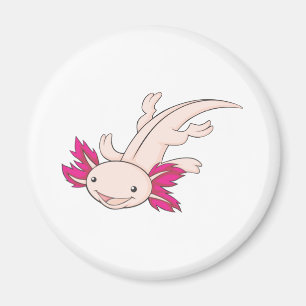 Happy Mexican Axolotl Magneet