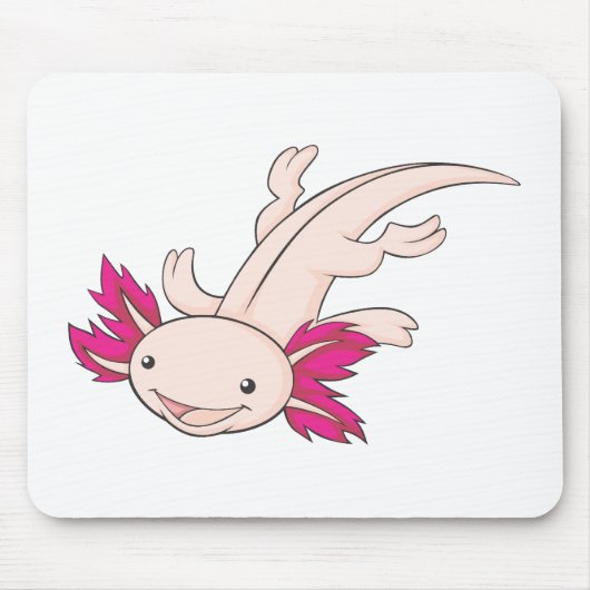 Happy Mexican Axolotl Muismat (Voorkant)