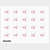 Happy Mexican Axolotl Ronde Sticker (Vel)