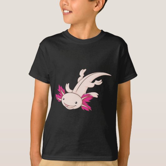 Happy Mexican Axolotl T-shirt (Voorkant)