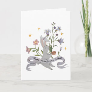 Happy Mid Autumn Festival   Mooncake-Kaart Kaart